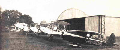 Macquarie Grove Flying School Maintenance at Camden 1939