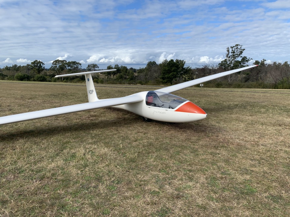 Junior single-seat glider VH-HDP